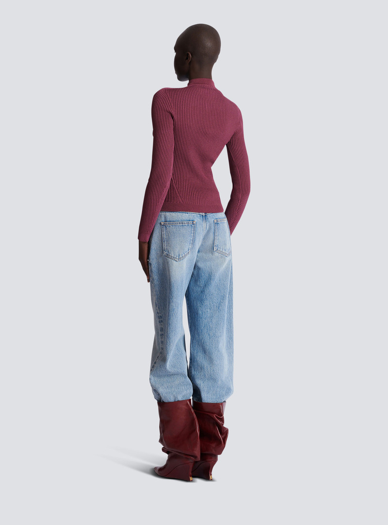 Fine knit cardigan with buttons 4