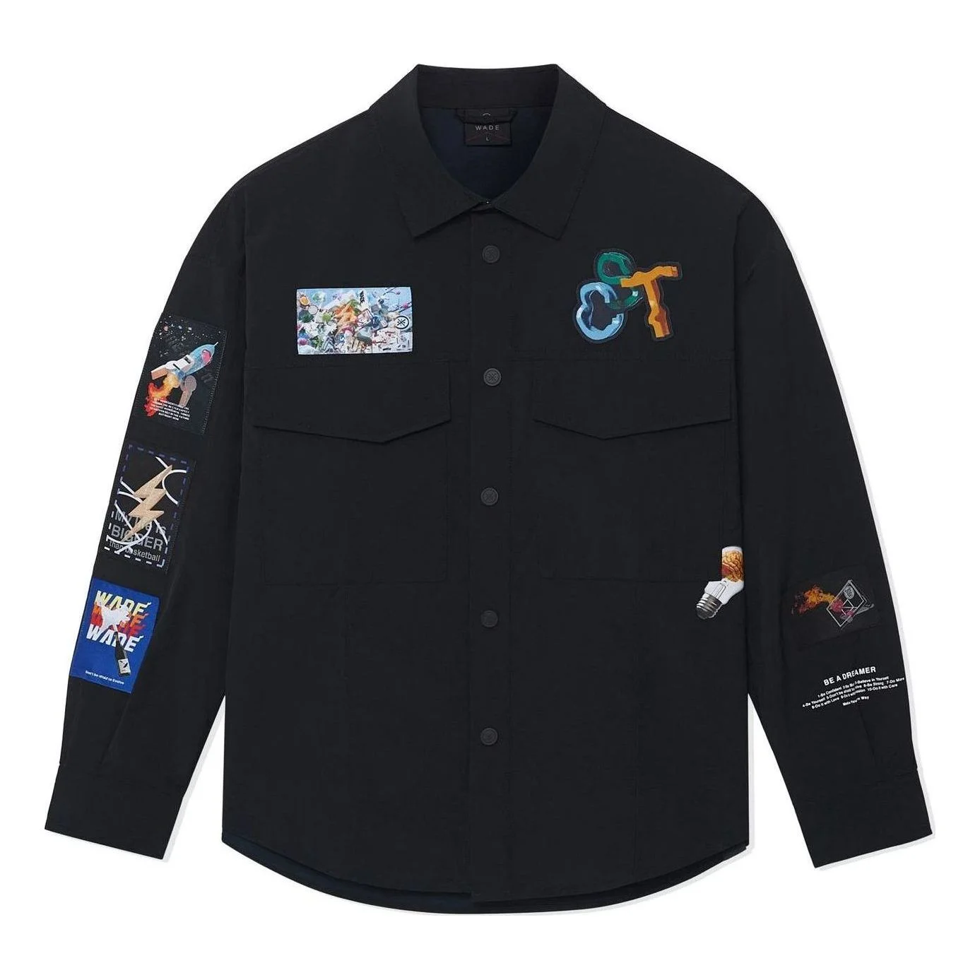 Li-Ning Way Of Wade Embroidery Logo Jacket 'Black' AFDSC39-1 - 1