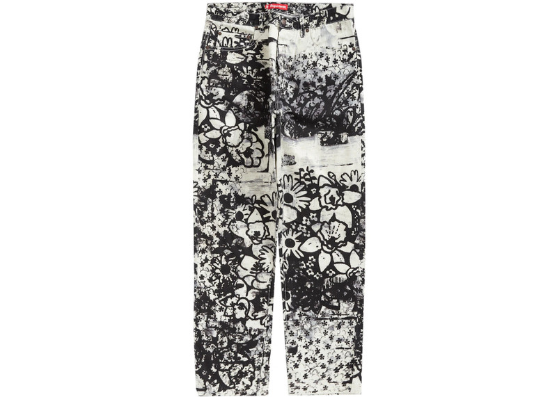 Supreme Supreme Christopher Wool Regular Jean Black outlook