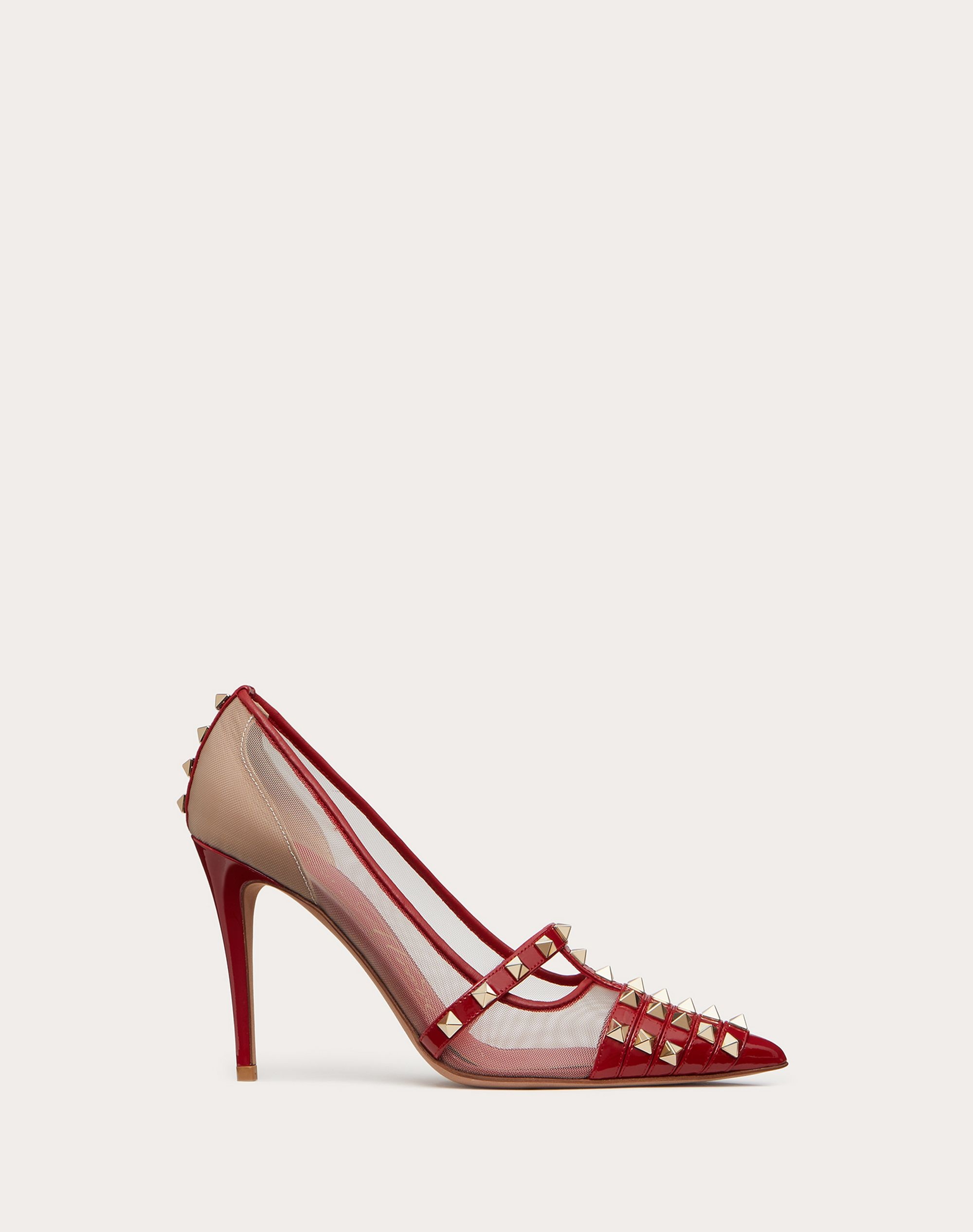 ROCKSTUD ALCOVE PATENT-LEATHER PUMP 100 MM - 1