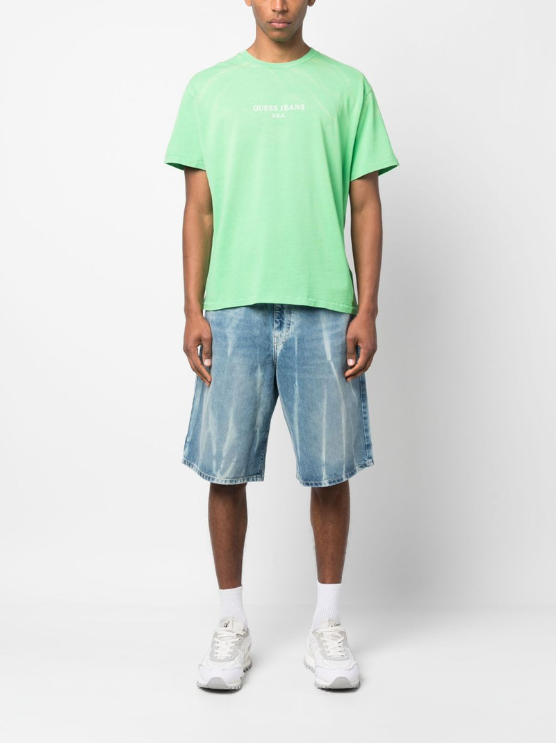 GUESS USA logo-print short-sleeve cotton T-shirt outlook