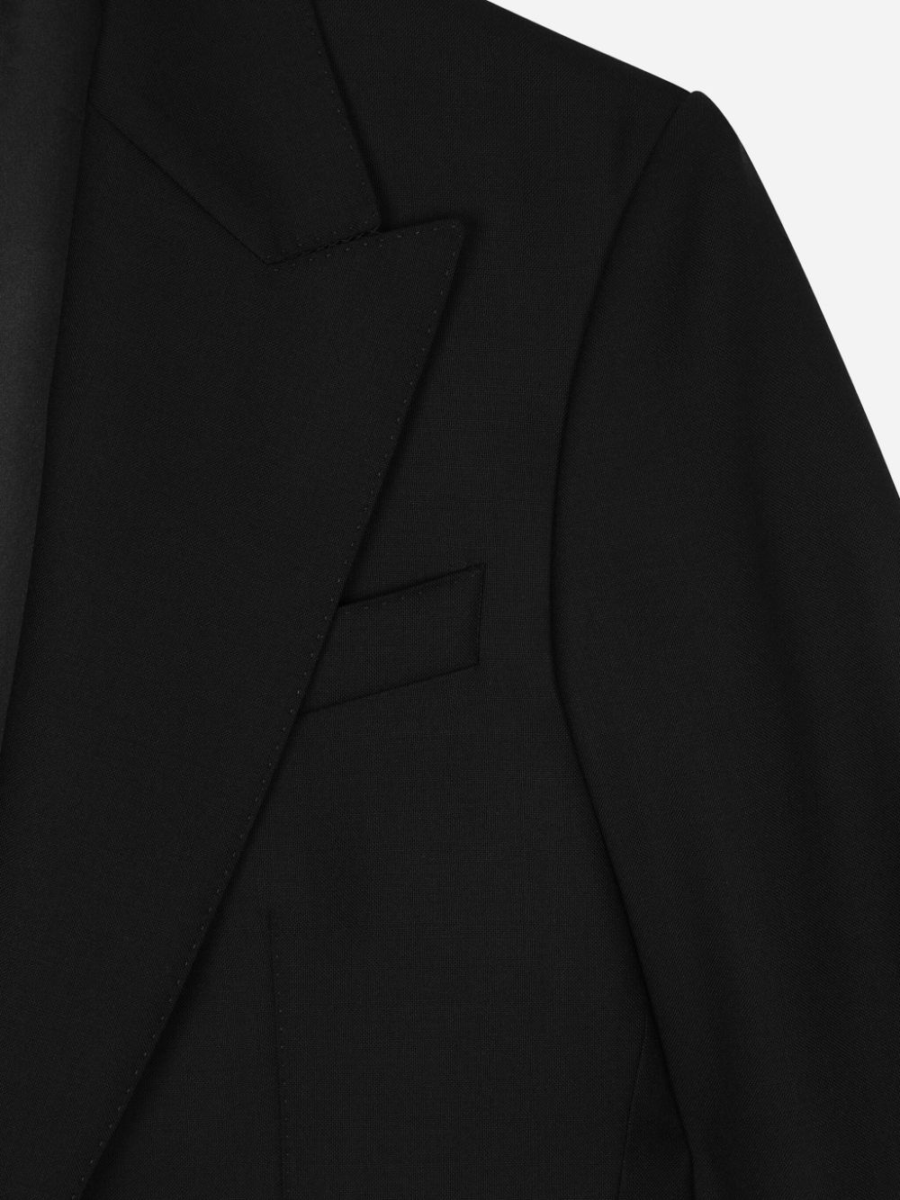 single-breasted virgin wool blazer - 7