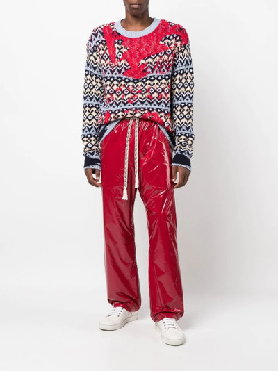 Etro tassel-detail straight-leg trousers outlook