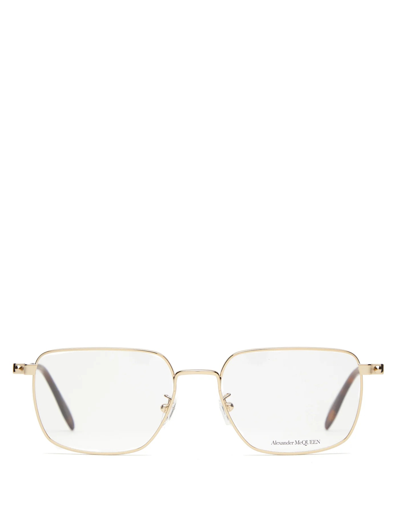 D-frame metal and tortoiseshell-acetate glasses - 1