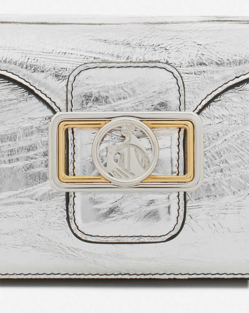 NANO PENCIL CAT BAG IN METALLIC LEATHER 7