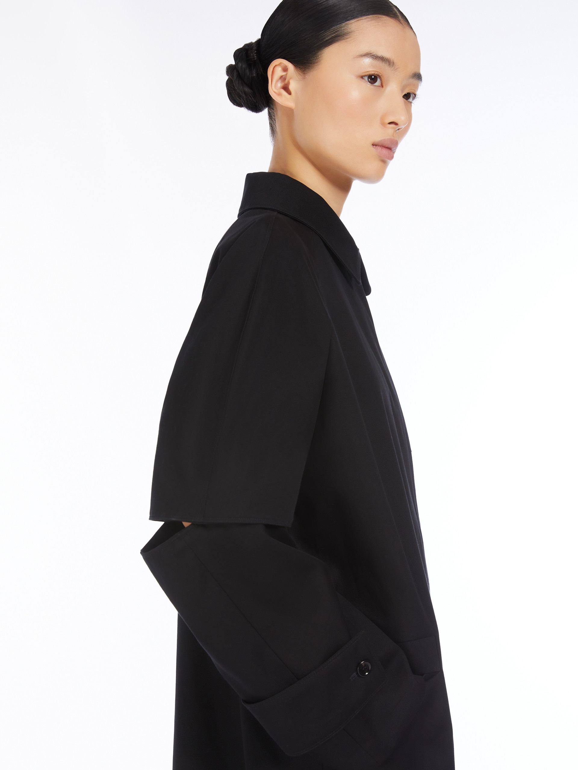 AGAMIA1234 Long water-repellent cotton trench coat - 5