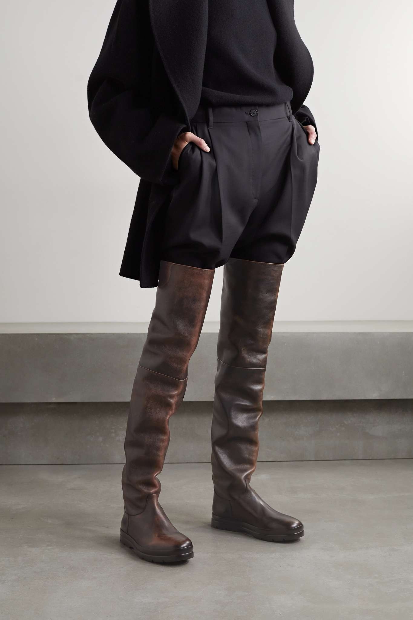 Billie leather over-the-knee boots