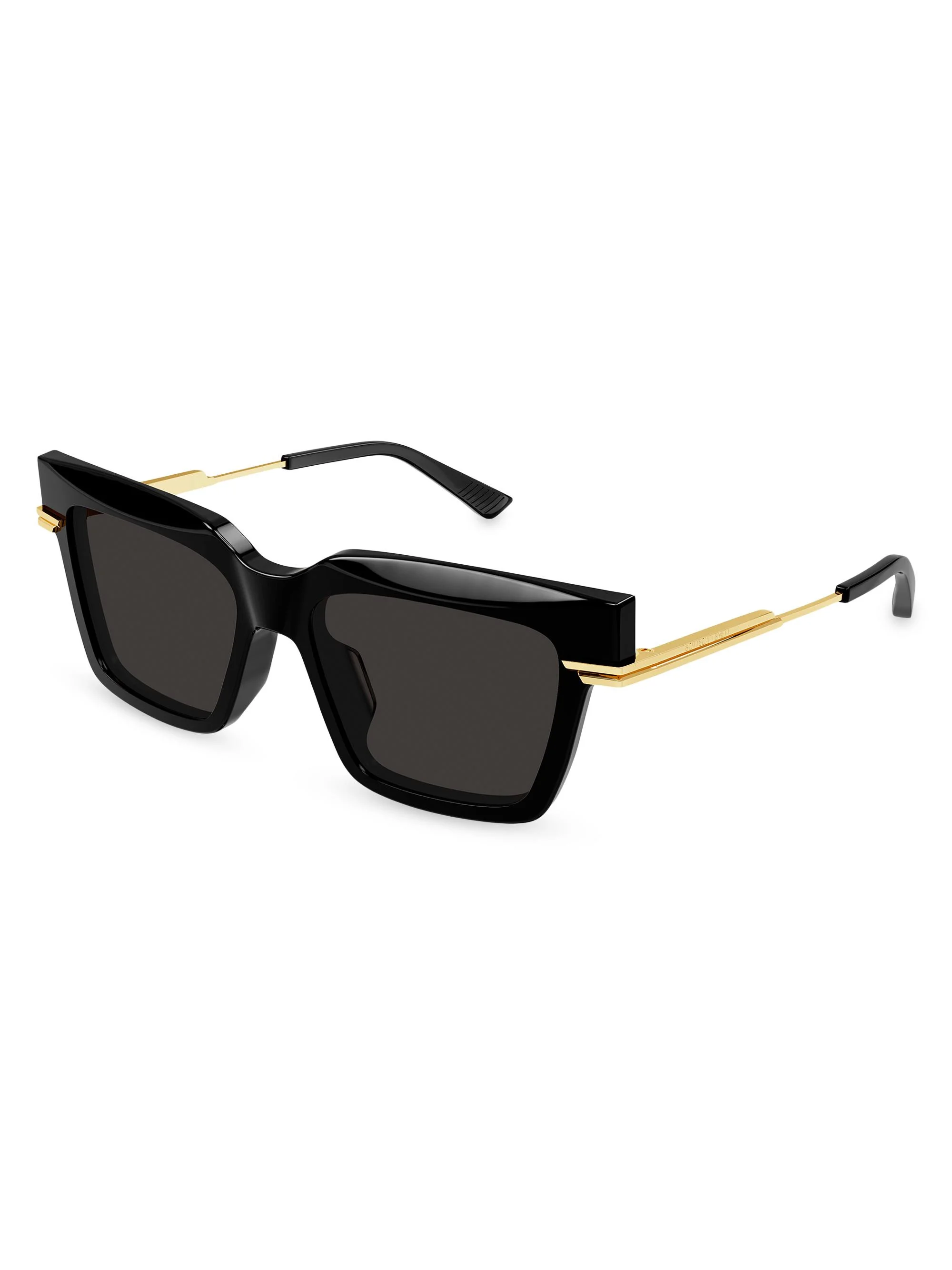 Women's Combi Acetate 53MM Square Sunglasses - Black - 1
