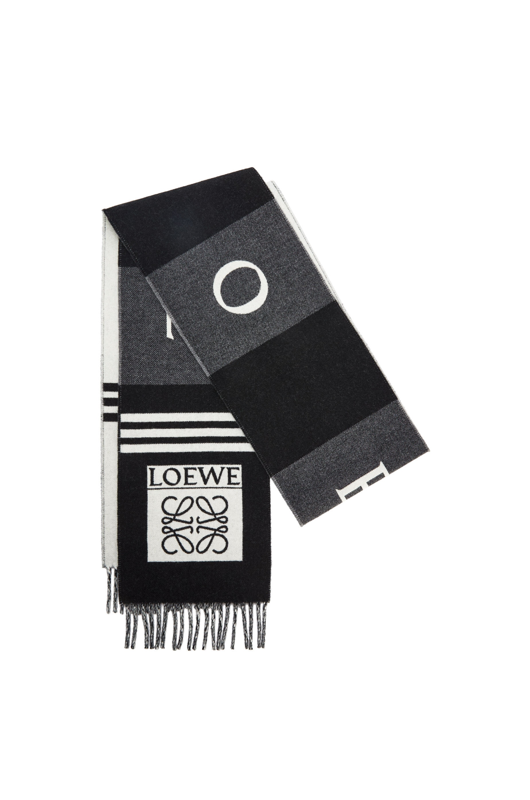 Football scarf in wool and cashmere - 2