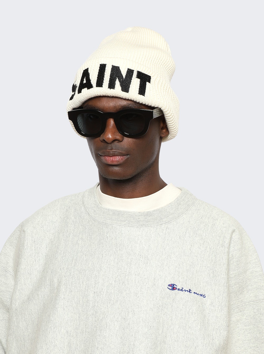 Knit Cap White - 3