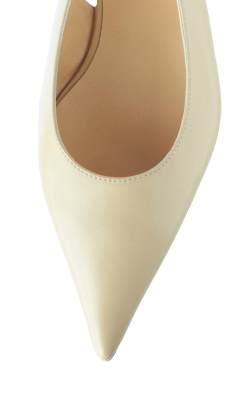 Proenza Schouler Spike Slingback Flats ivory outlook
