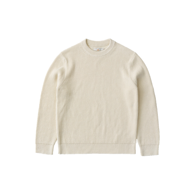 August Rib Cotton Chalk White - 6