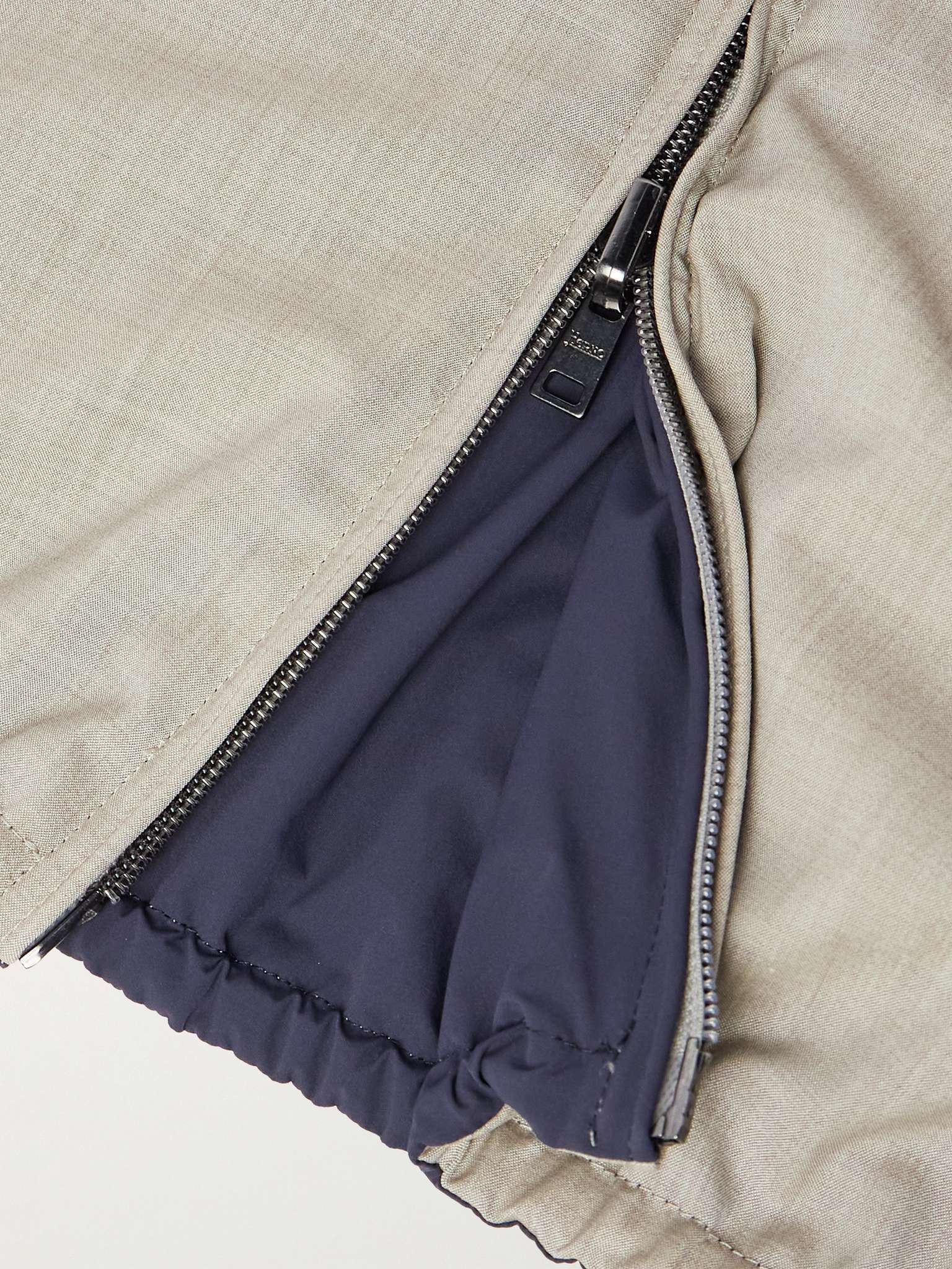Reversible Virgin Wool and Silk-Blend and Shell Hooded Jacket - 6