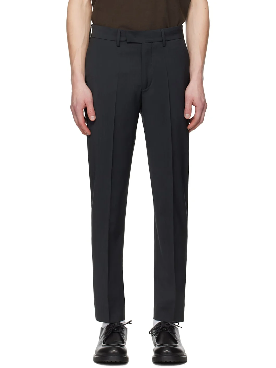 Gray Capovae Tropical Trousers - 1