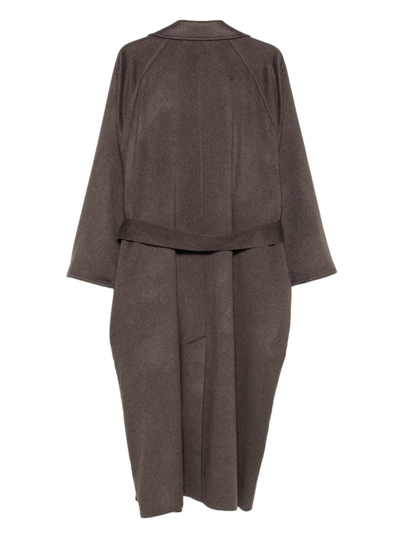 DUŠAN belted patch-pocket coat outlook