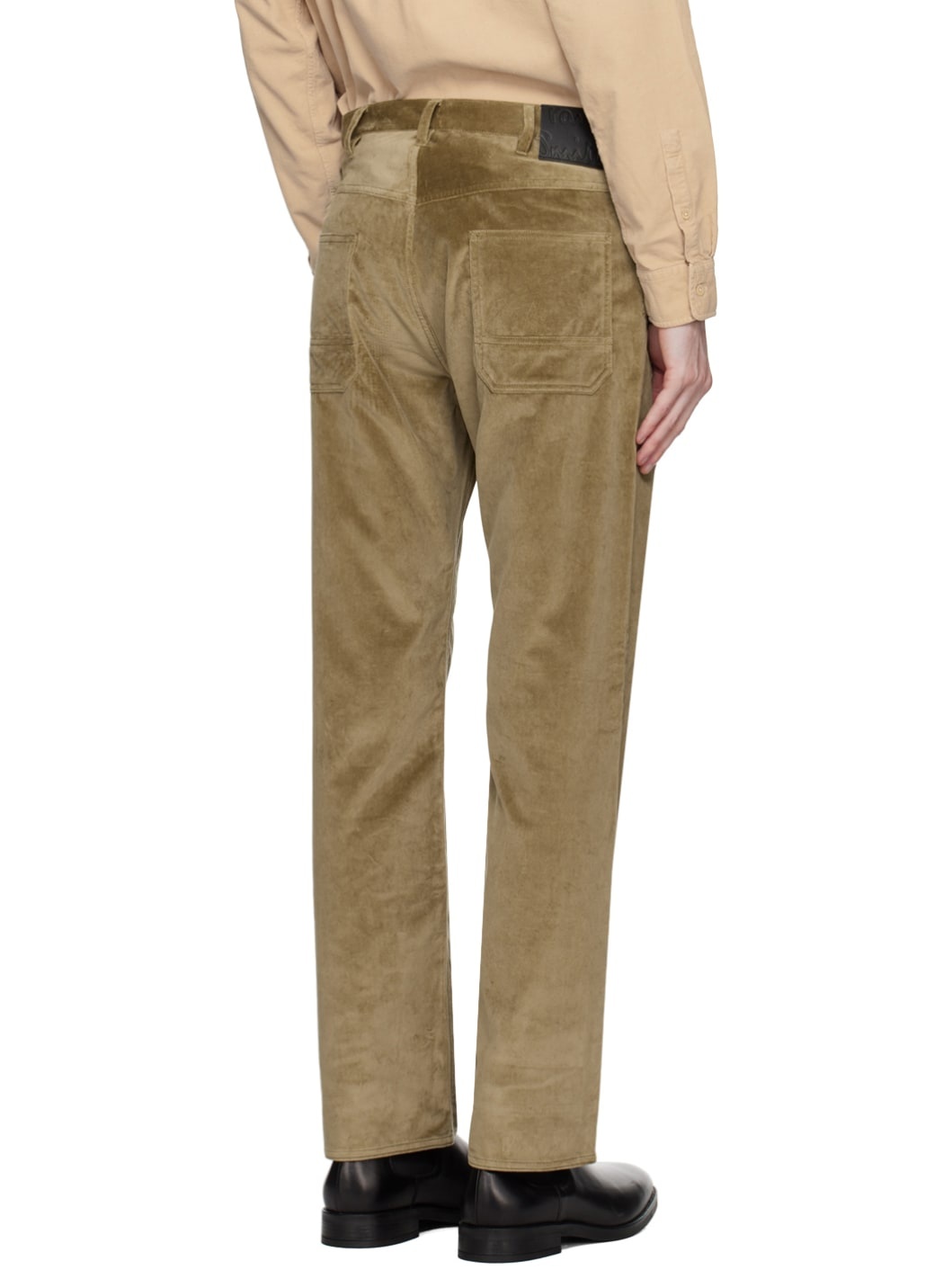 Brown Five-Pocket Trousers - 3
