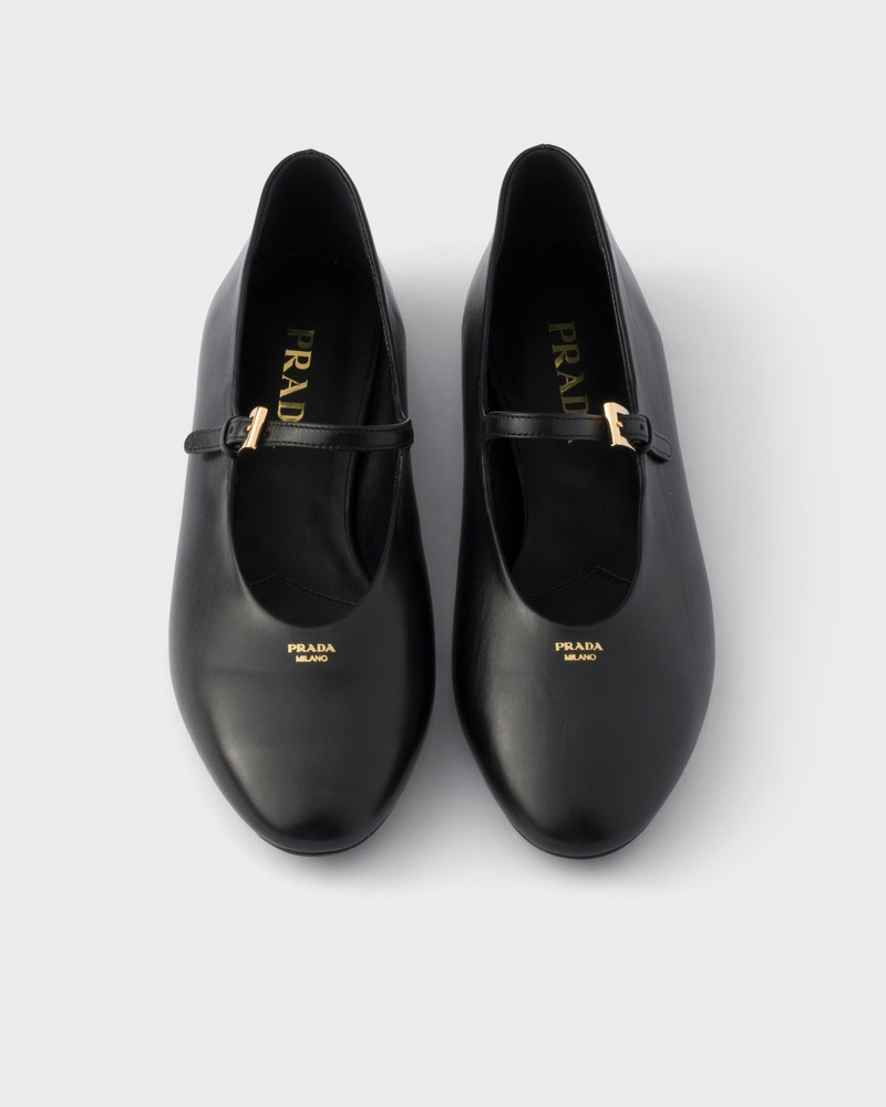 Leather ballerinas 3