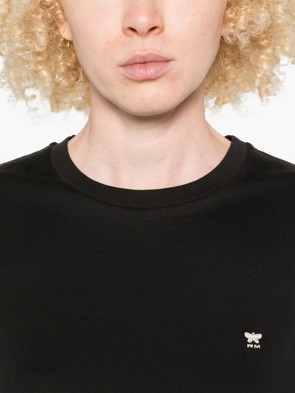 logo cotton T-shirt - 5