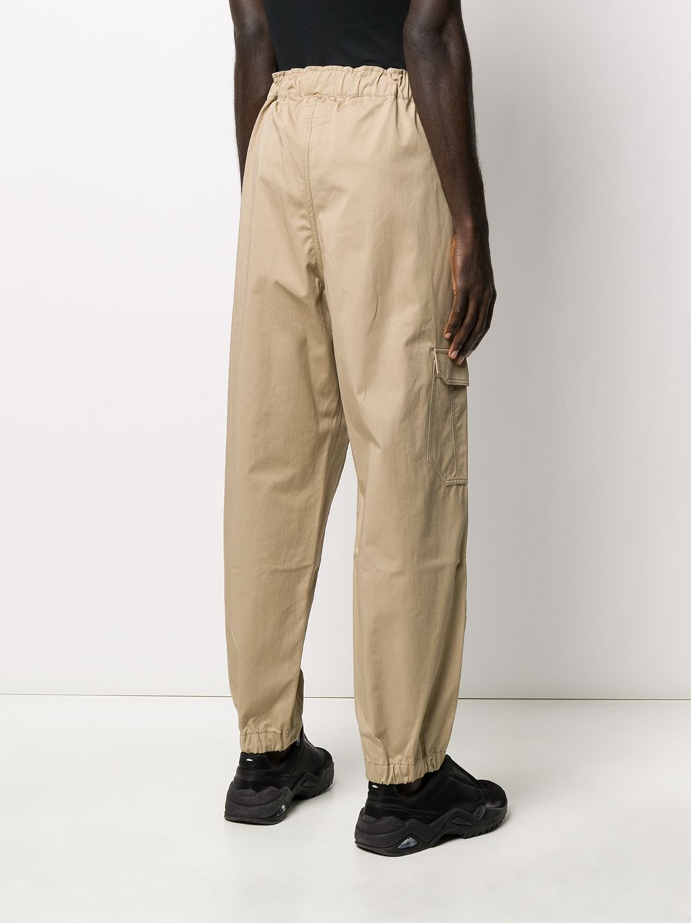 full zip multi-pocket cargo trousers - 4