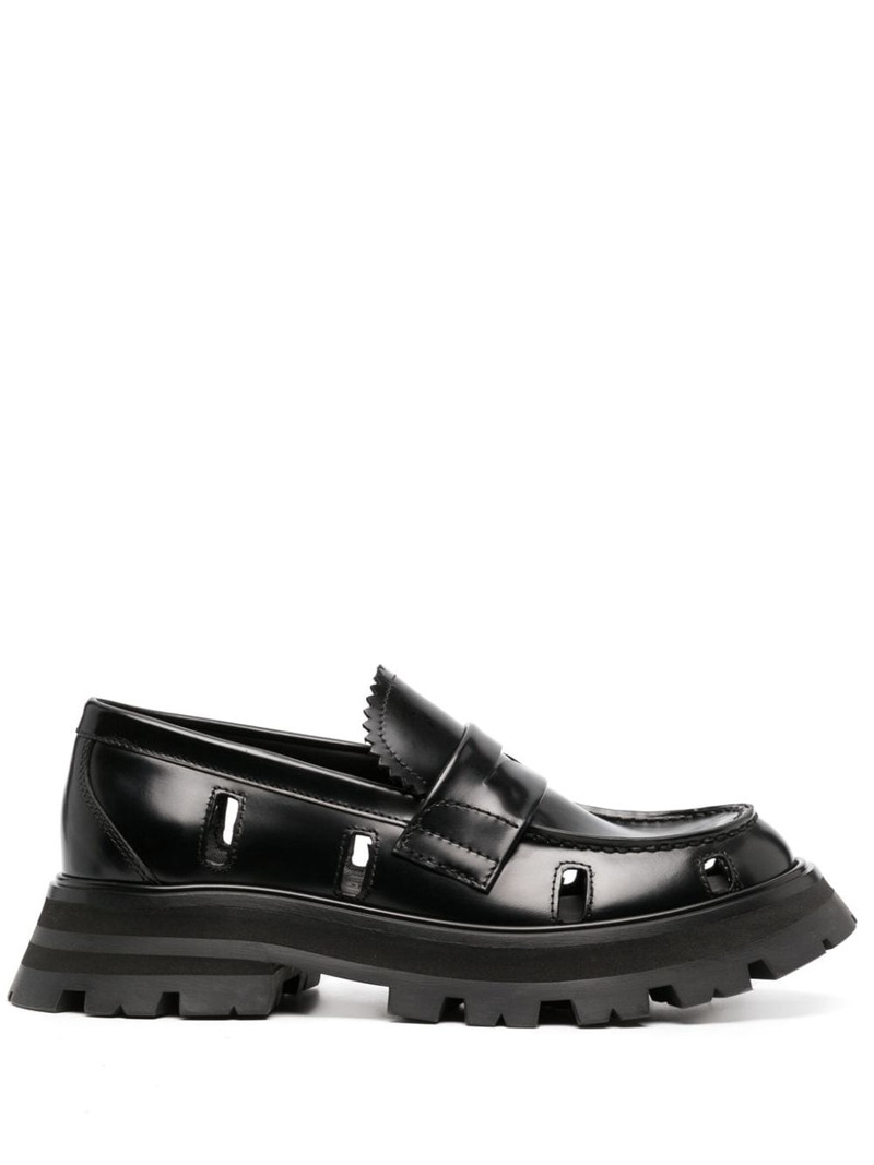 Wander chunky leather loafers 1