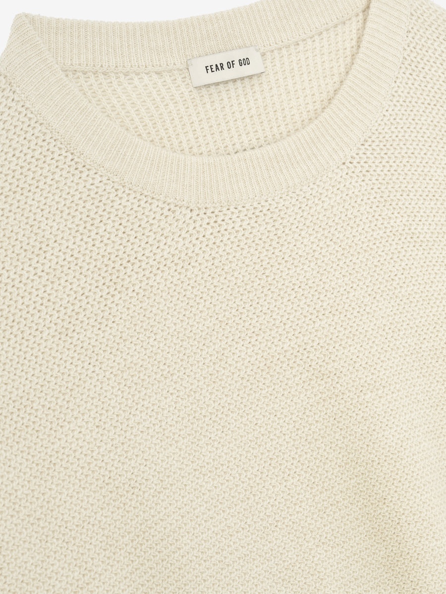 Wool Rib Crewneck Sweater - 3