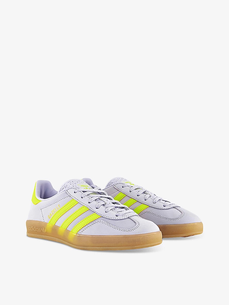 Gazelle Indoor nubuck-leather low-top trainers - 3