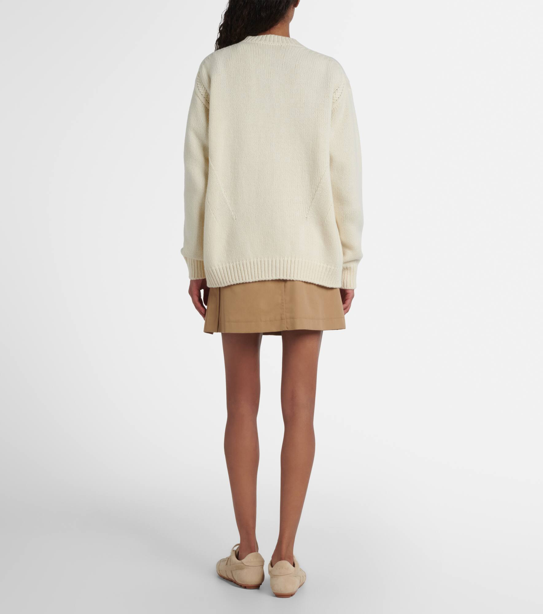 Wool and cashmere cardigan - 3