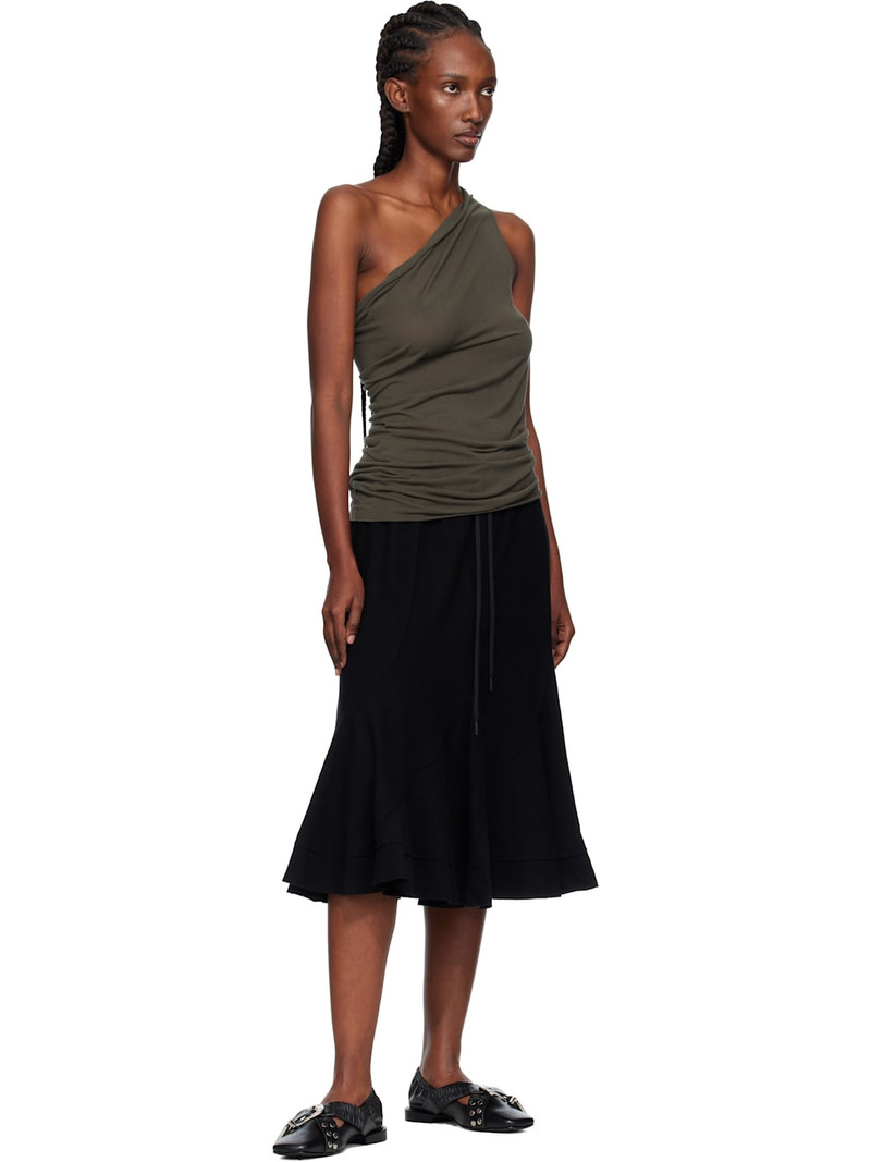 TOGA PULLA Black Cross Strap Ballerina Flats outlook