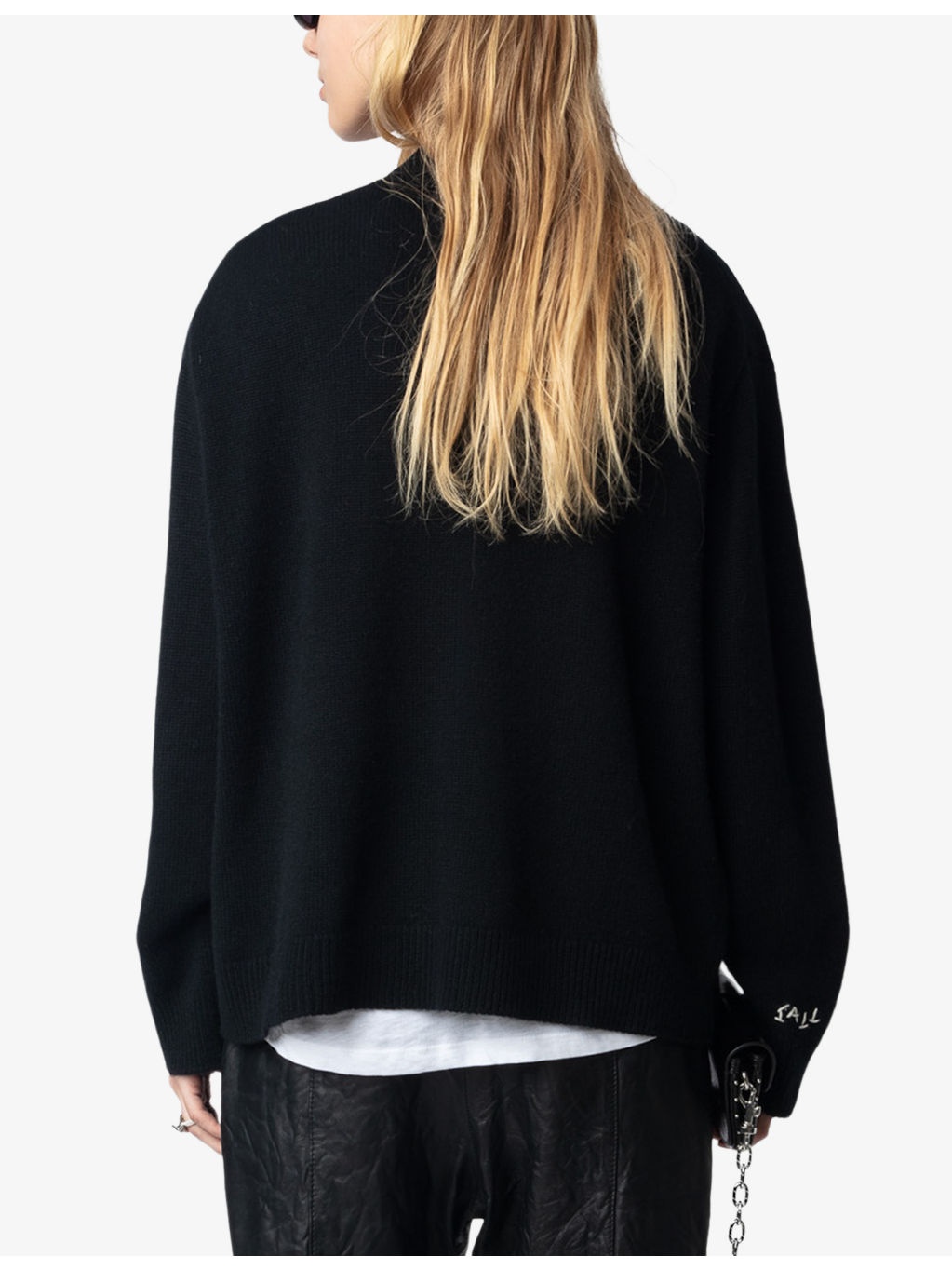 Miky V-neck cashmere jumper - 4