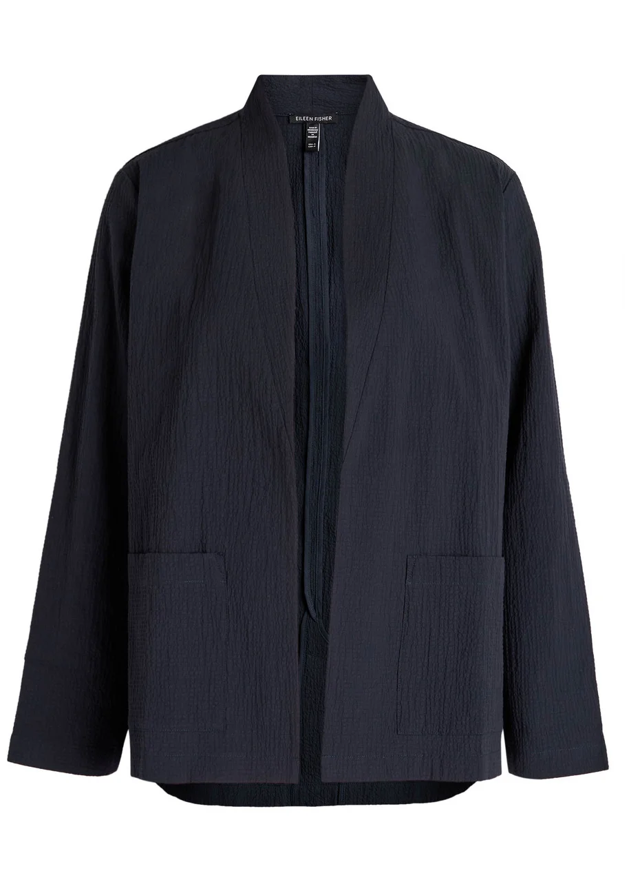 Eileen Fisher Seersucker Jacket - 1