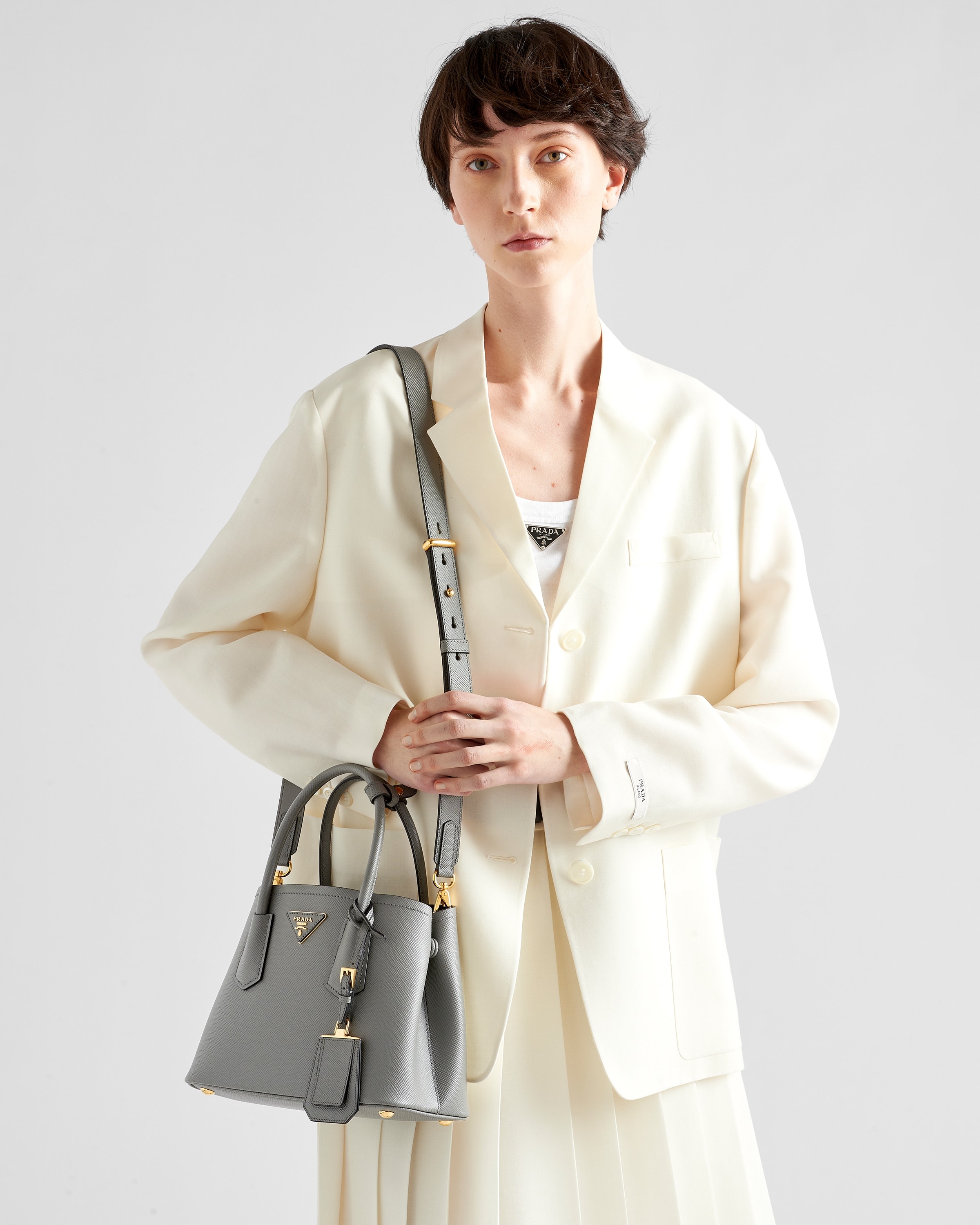 Small Prada Double Saffiano leather bag - 2