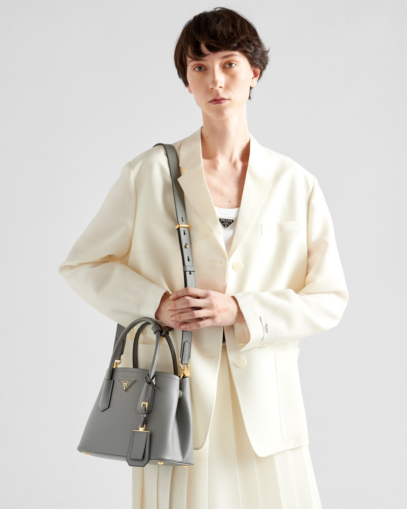 Prada Small Prada Double Saffiano leather bag outlook