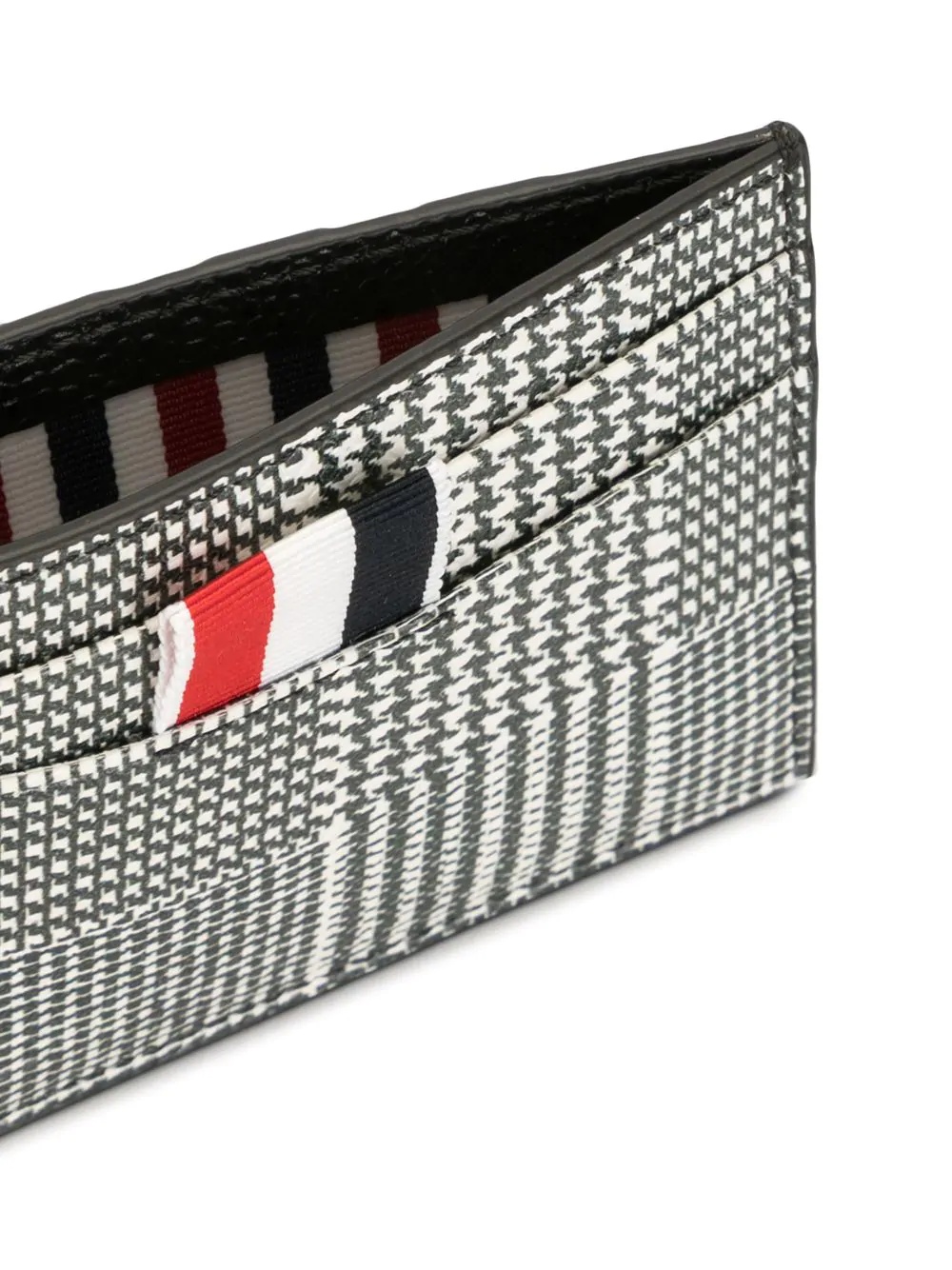 4-Bar houndstooth-pattern cardholder - 3