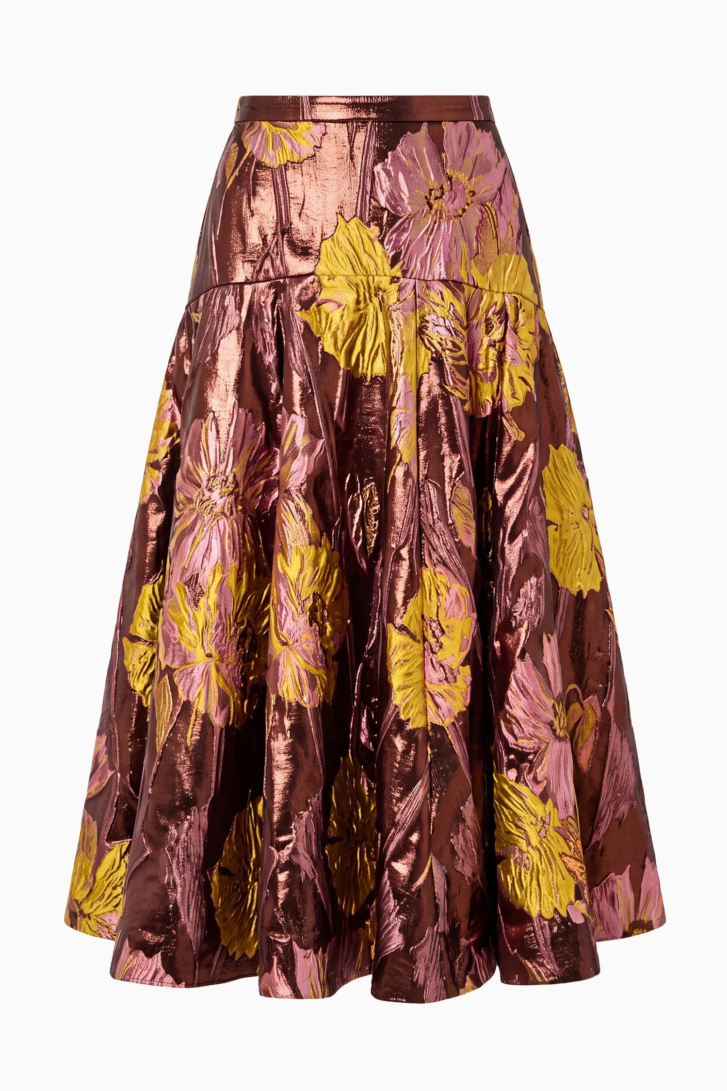Rosara Flared Midi Skirt - 1