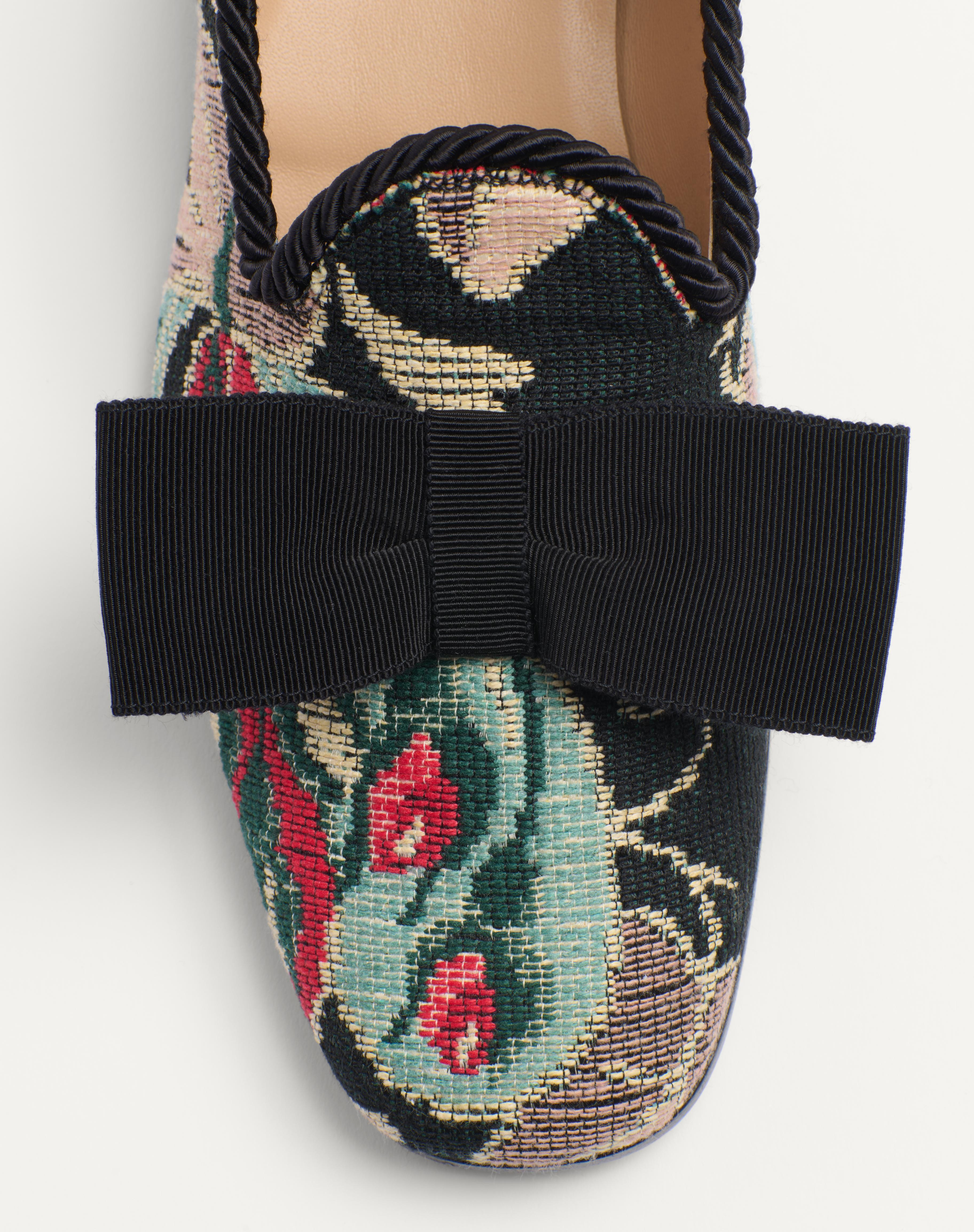 BOWOW LOAFER IN JACQUARD FABRIC - 6