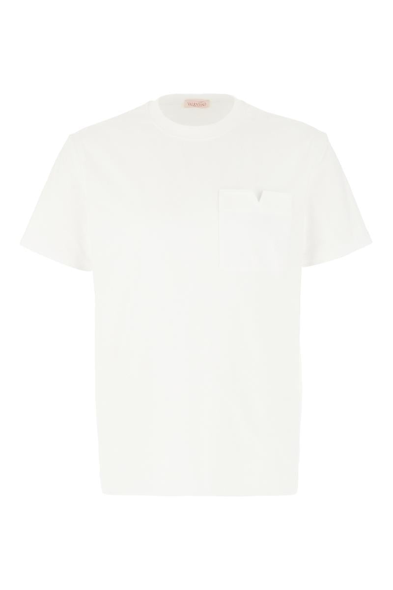 VALENTINO クルネックショトスリフTシャツ 4V3MG10V9UH 0BO 4V3MG10V9UH - 海外通販のBUYMA