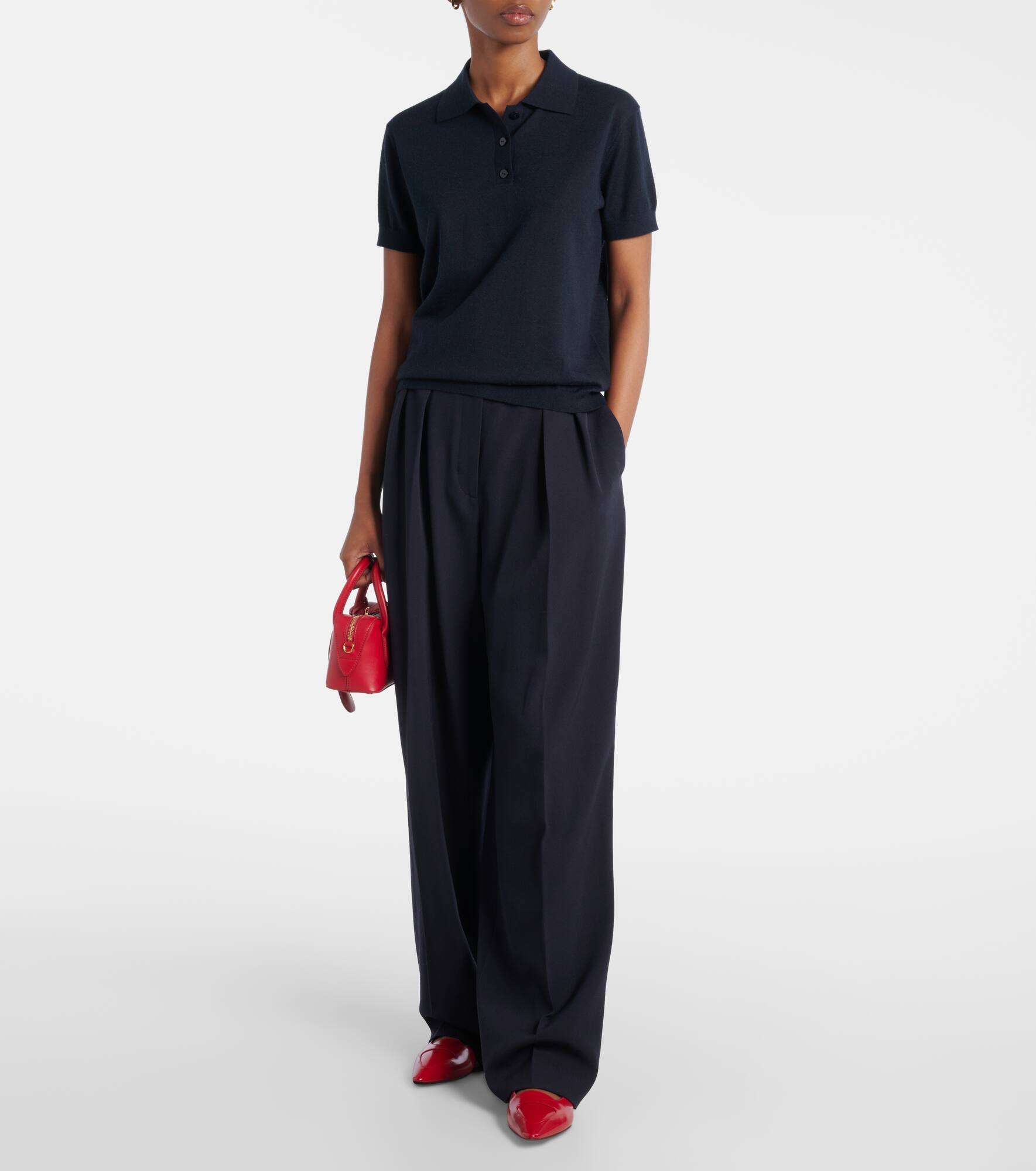 Nai knitted cashmere polo shirt - 2