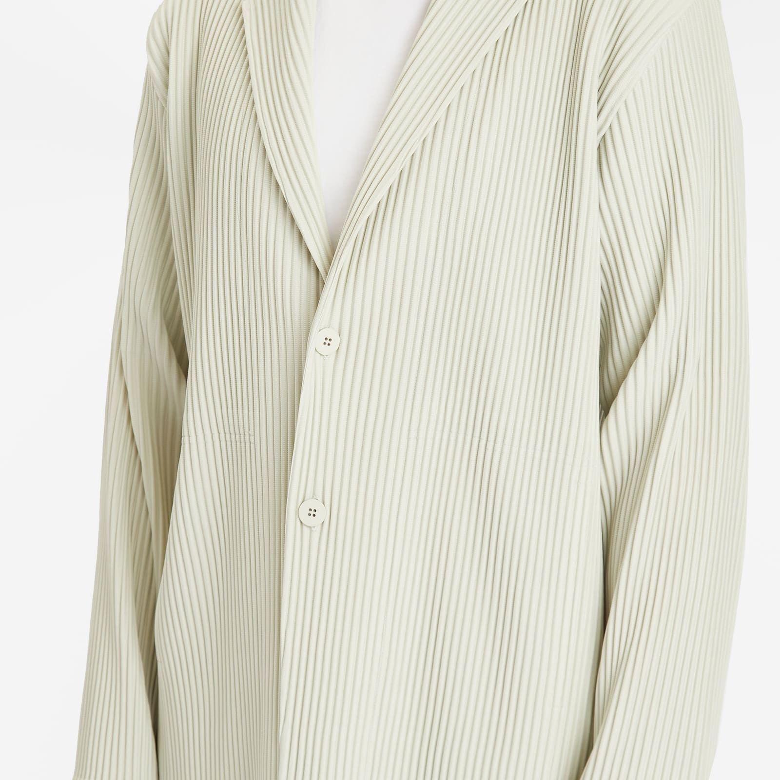 Homme Plissé Issey Miyake Pleated Single Breasted Blazer - 5