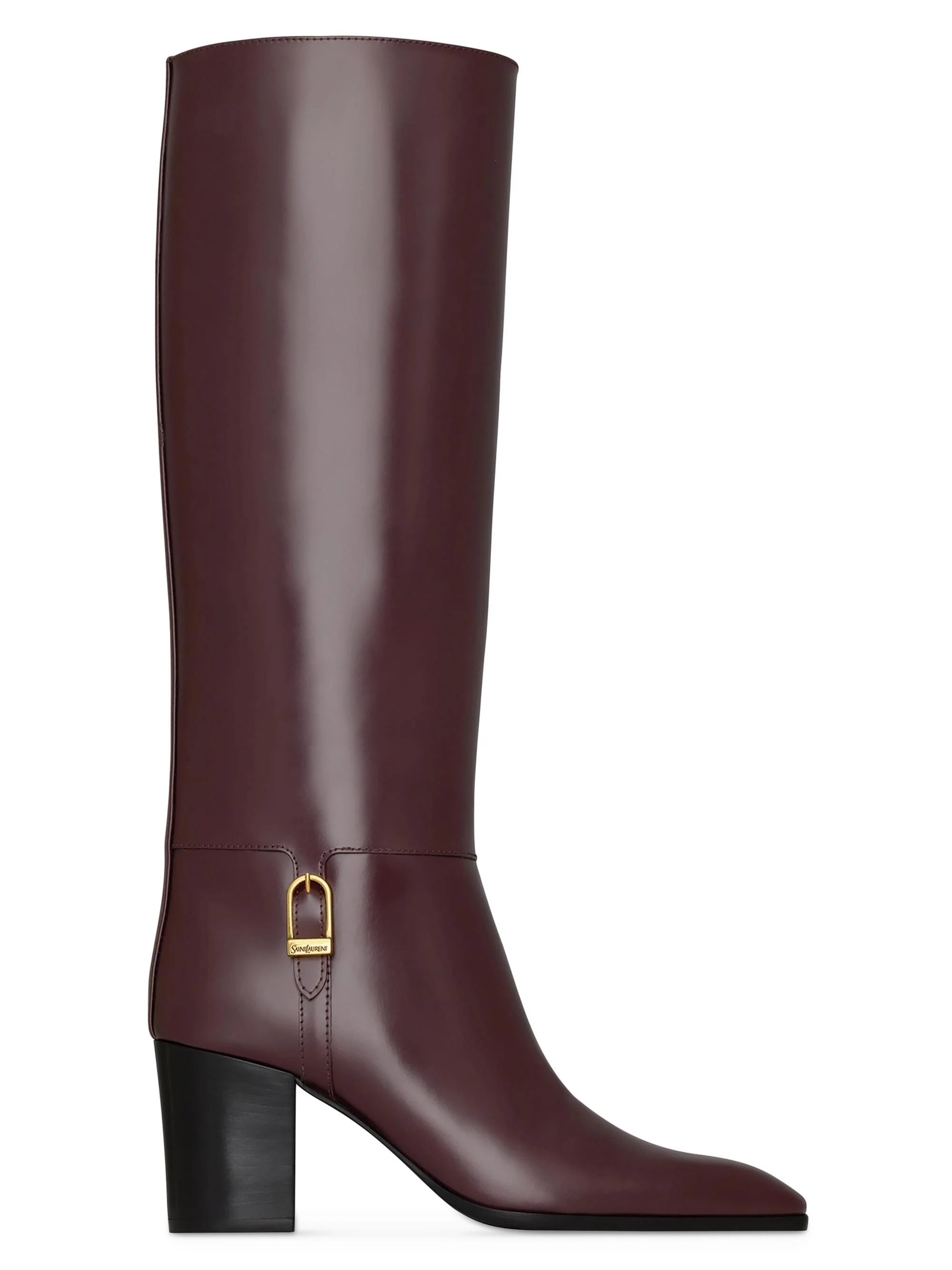 Women's Julia Boots in Smooth Leather - Wine - 1