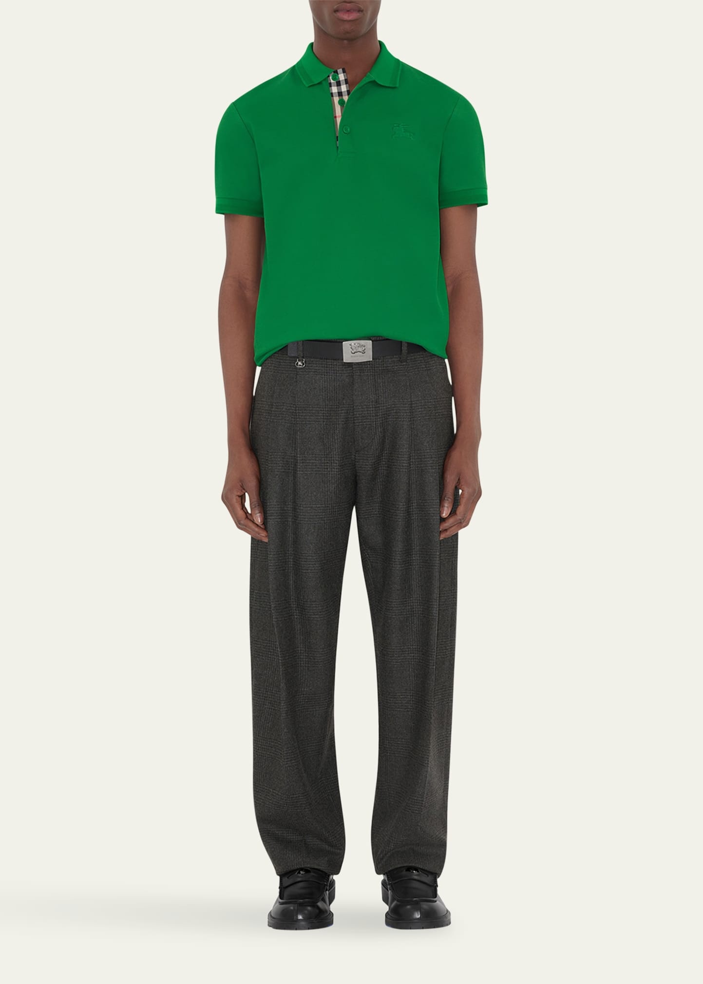 Men's Eddie Check-Placket Polo Shirt - 2