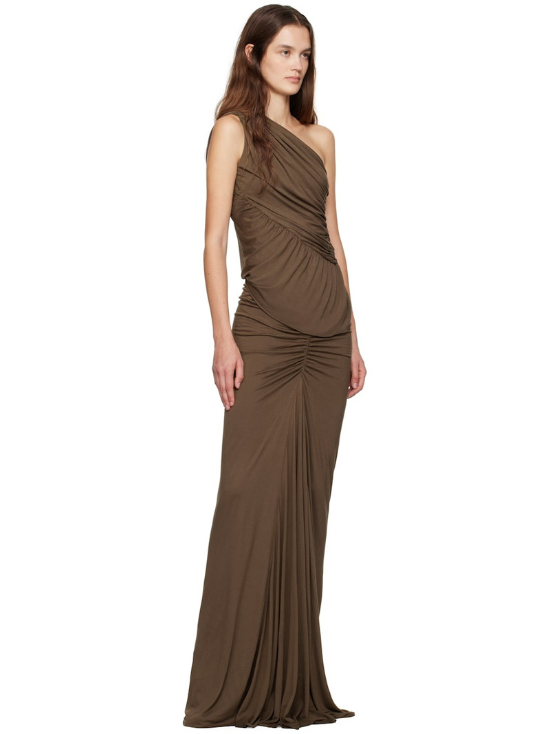 Rick Owens Lilies Taupe Porterville Amira Tank Top outlook