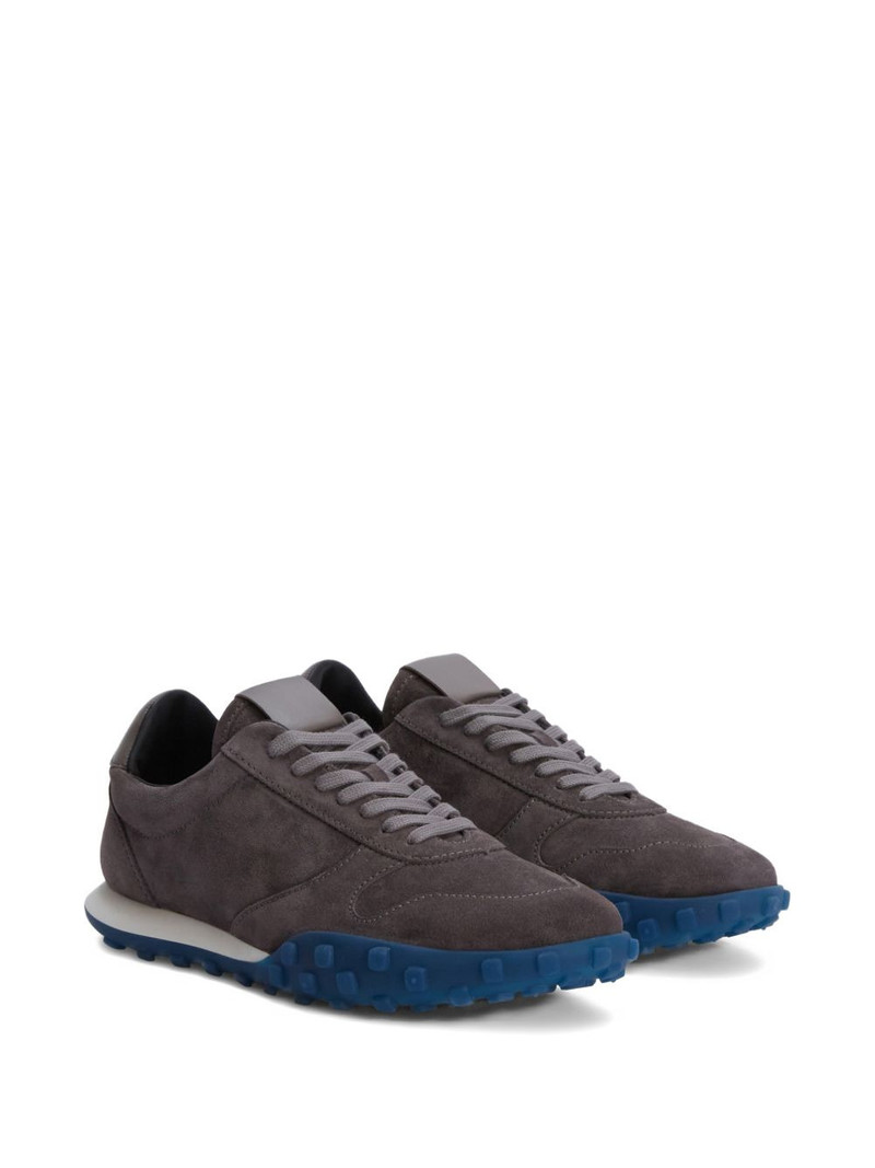 Jil Sander Moon suede lace-up sneakers outlook