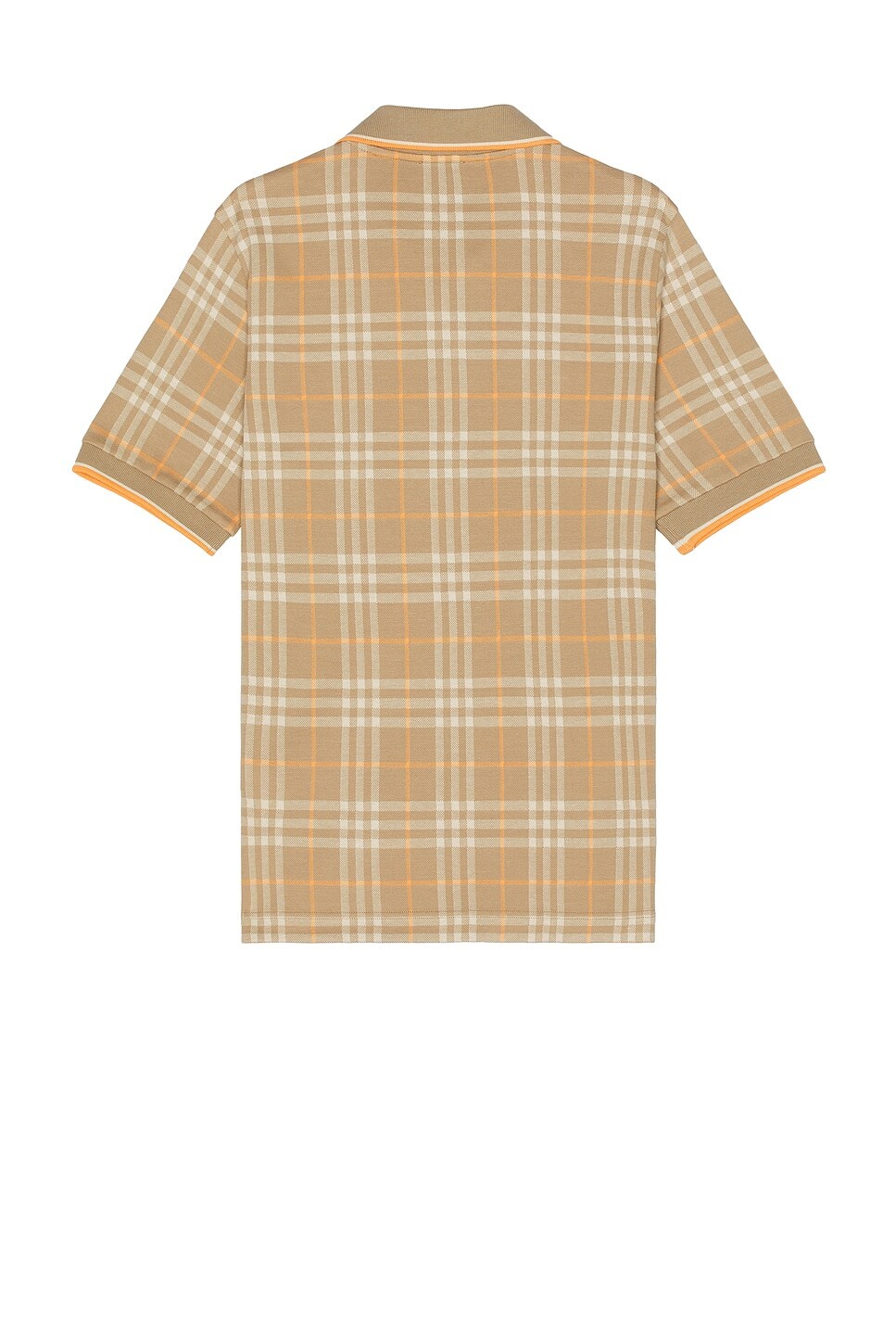 Check Slim Polo With EKD - 2