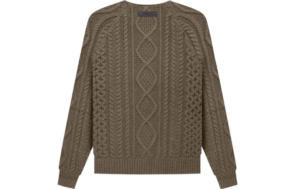 Fear of God Essentials FW22 Cable Knit 'Wood'' FOG-FW22-715 - 2