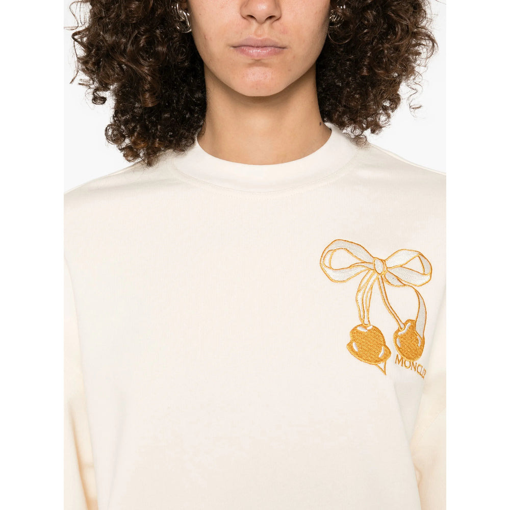 Moncler Neutrals Tops - Sweatshirts Women - 5
