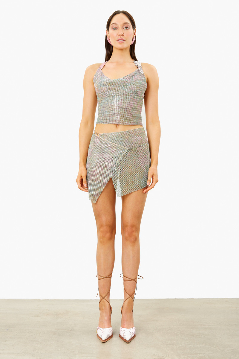 POSTER GIRL RHINESTONED BAMBI TOP MIRAGE outlook