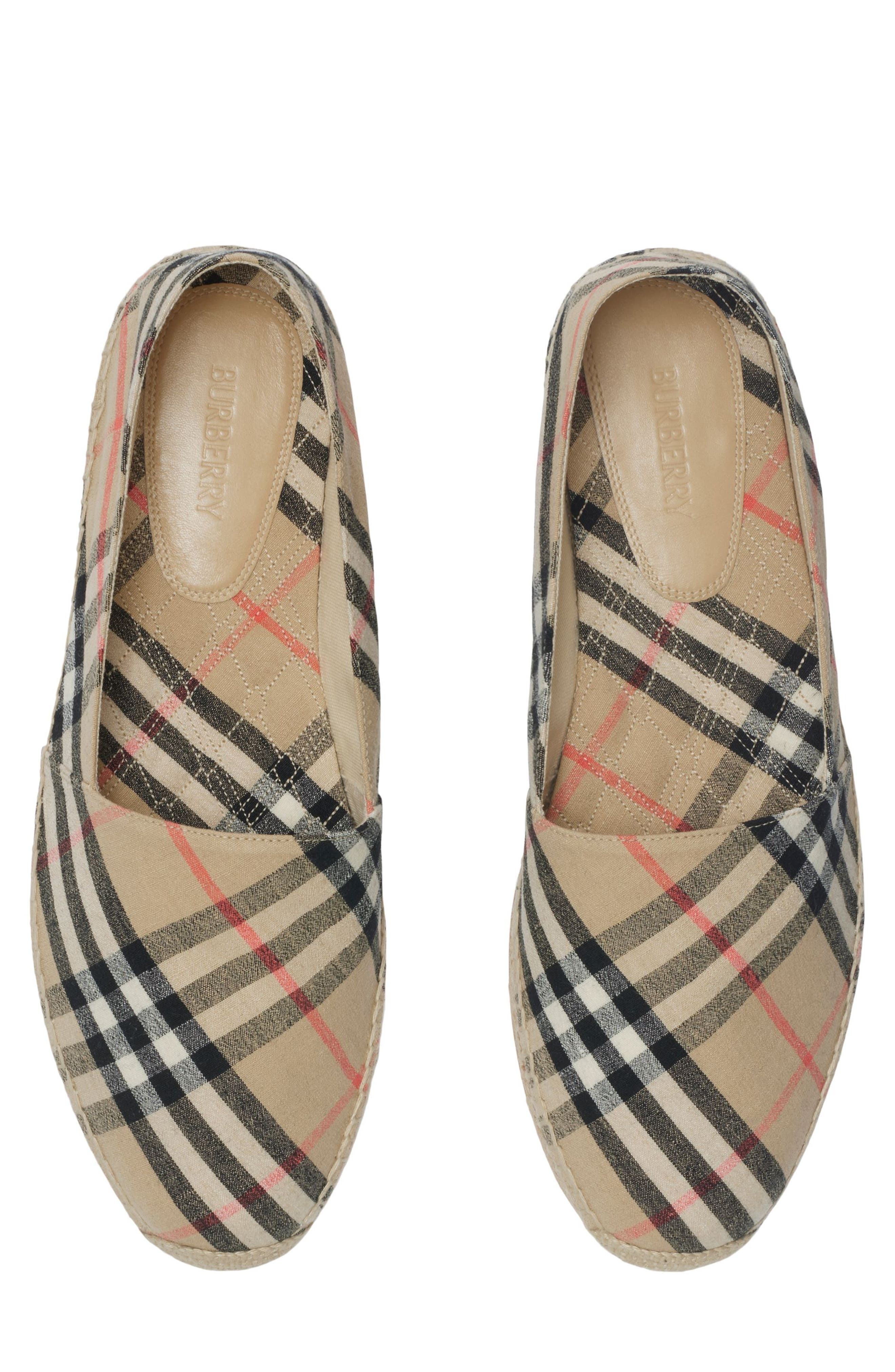 burberry Mews Espadrille in Sand Ip Check at Nordstrom - 3