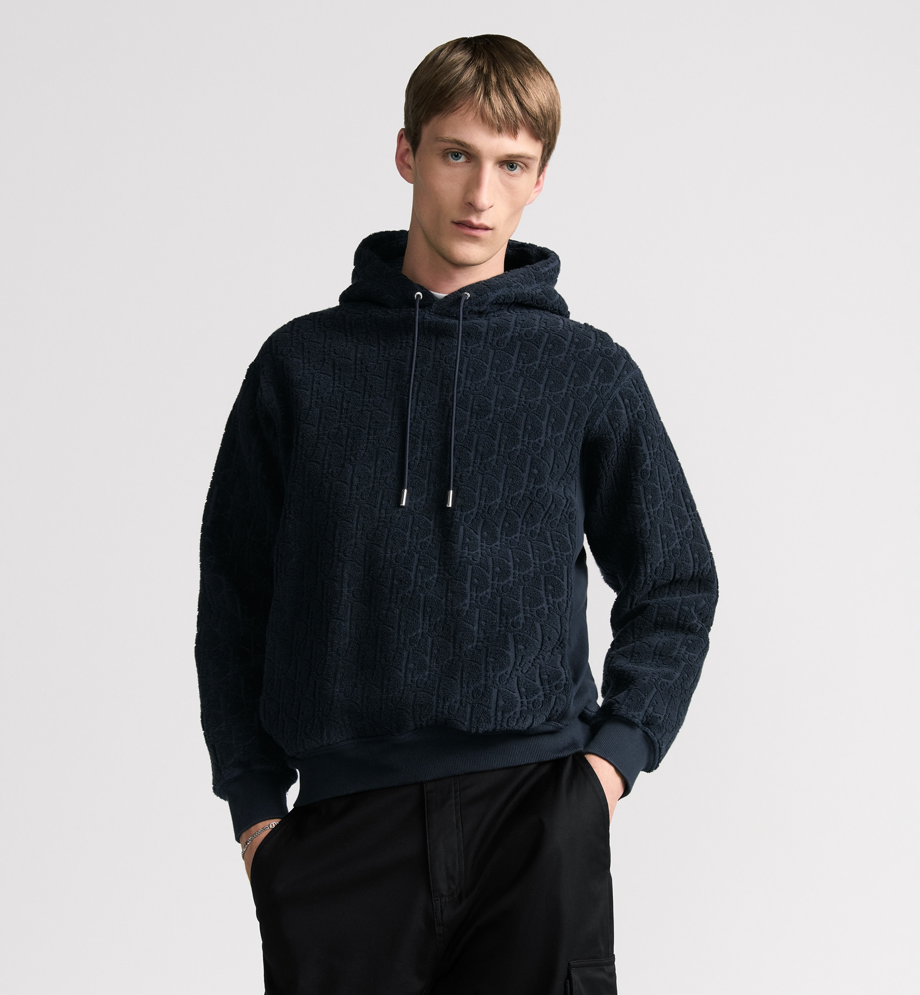 Dior Oblique Relaxed-Fit Hooded Sweatshirt - 2
