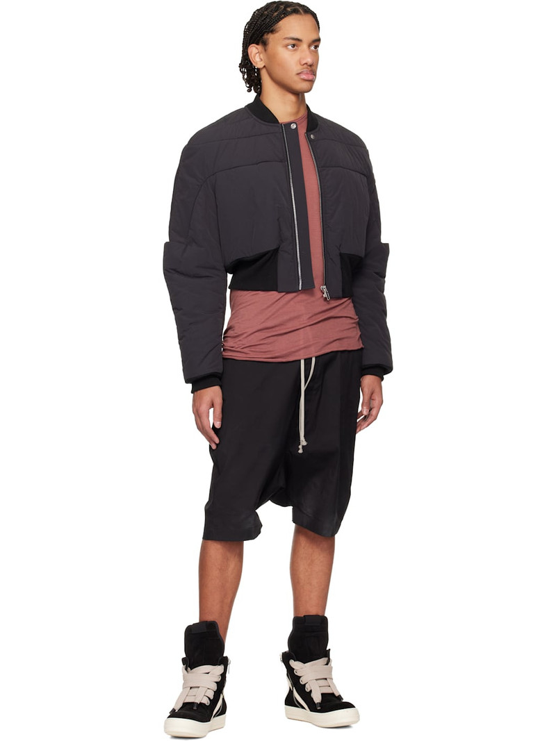 Rick Owens Black Temple Jumbolace Geobasket Sneakers outlook