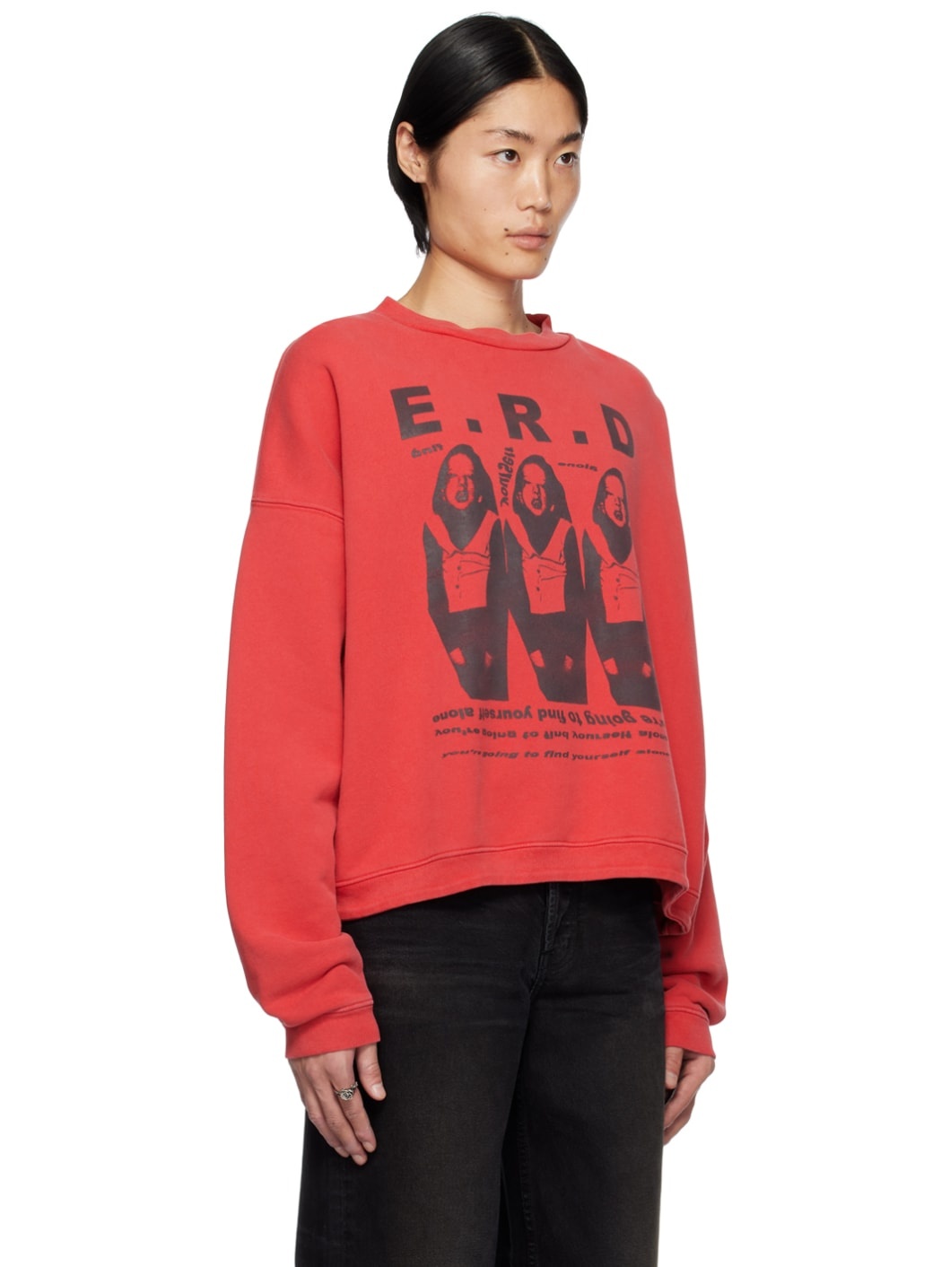 Red Graphic Sweatshirt - 2